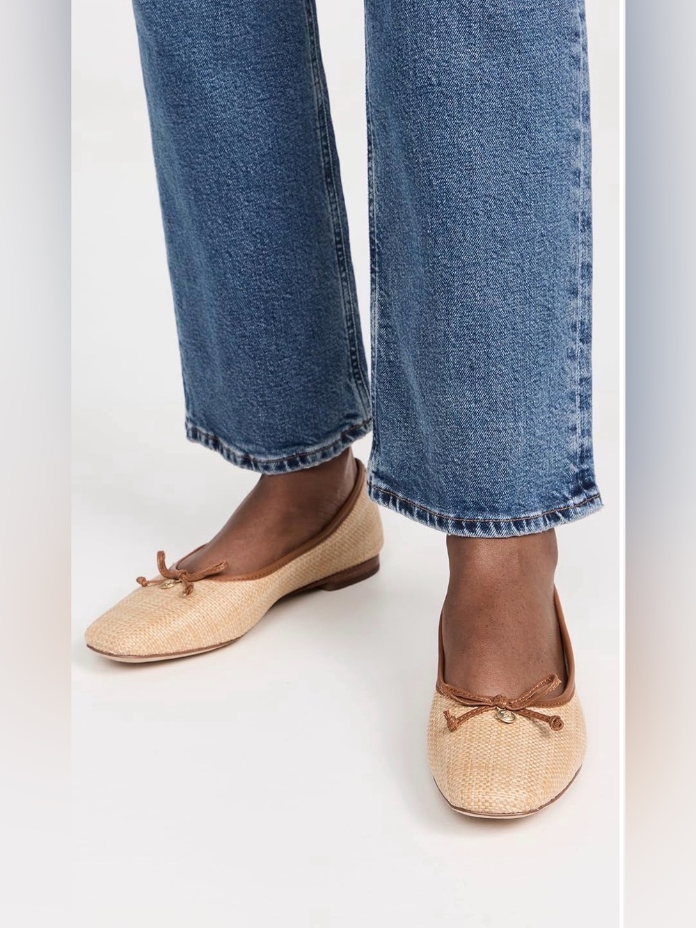 Sam Edelman Meadow Raffia Flats Sz 8 - Picture 9 of 9